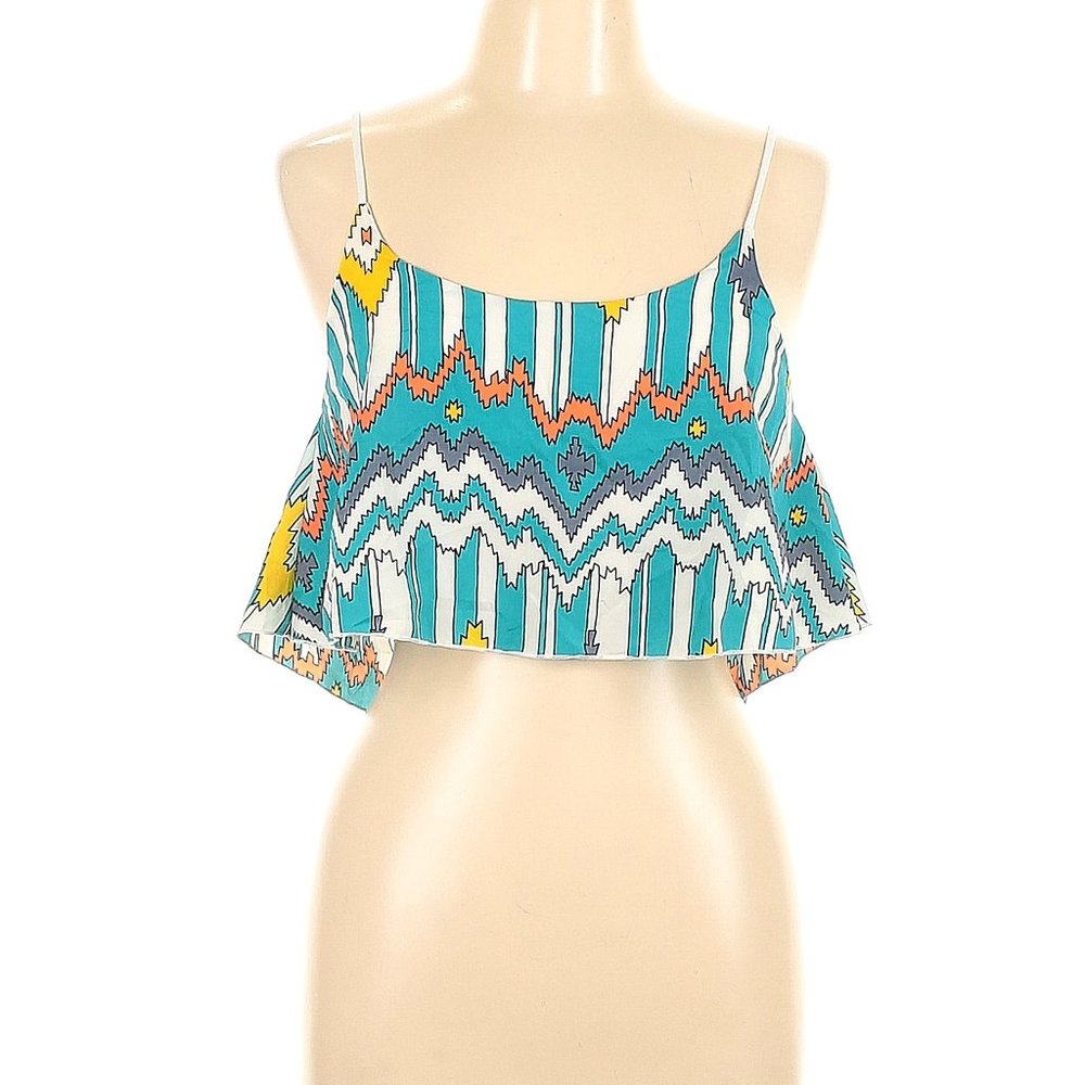 Vintage Havana Sleeveless Blouse Size Large